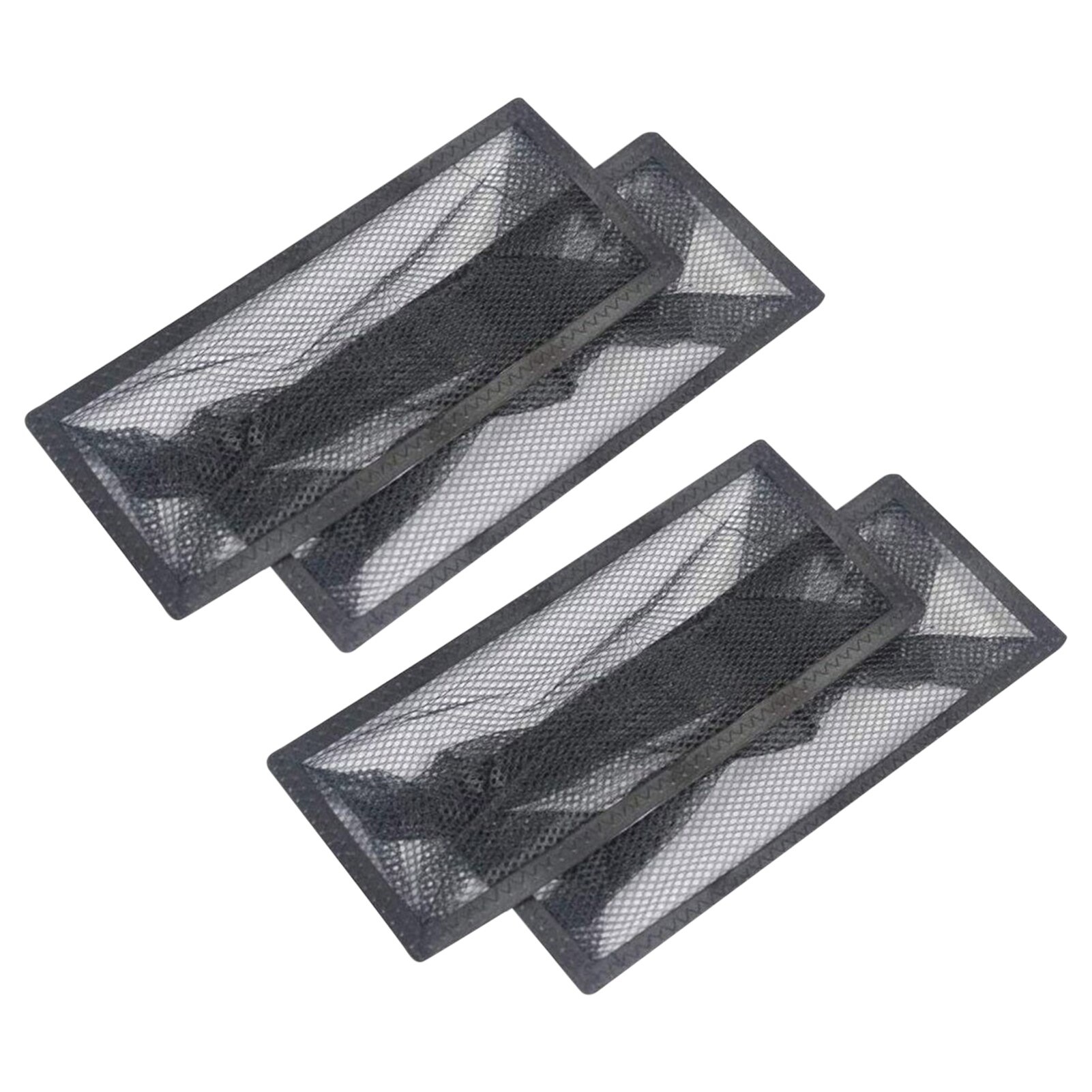 4 Stuks Duurzaam Voor Thuis Praktische Herbruikbare Floor Registreer Val Accessoires Mesh Black Vervanging Vangen Puin Air Vent Filter