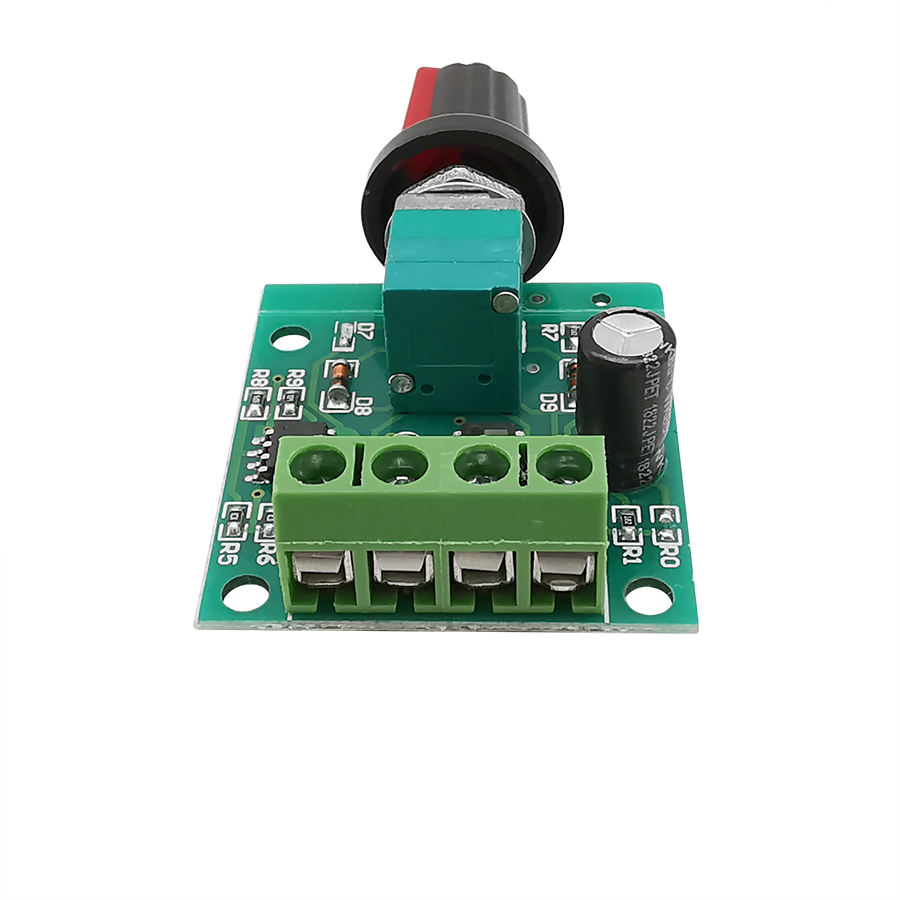 1Piece DC PWM Motor Speed Controller DC 1.8V 3V 5V 6V 12V 2A Adjustable Motor Speed Regulator Module Governor Switch 1803BK