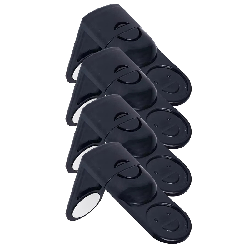 Serratura per cassetto di sicurezza per bambini Serrature per cassetti per armadietti a mano anti-pizzicamento Fibbia di sicurezza bianca in plastica per protezione dei bambini: Colore rosa