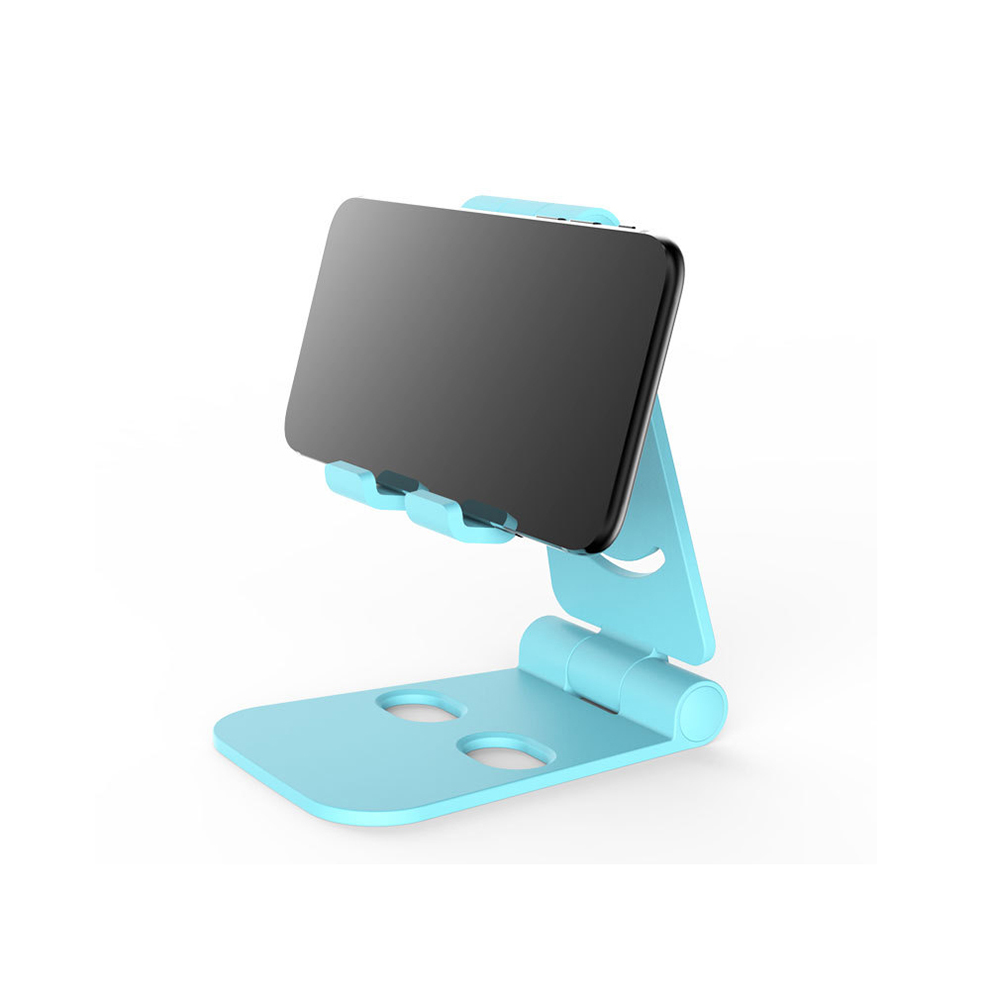 Mini soporte portátil para teléfono, base de escritorio universal de 4 grados ajustable para teléfono móvil iPhone y Android