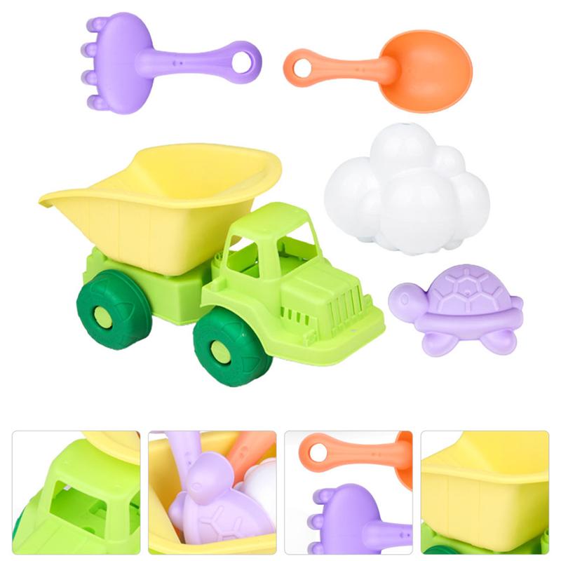 1 Set/5Pcs Veilige Grappige Mini Kleurrijke Zand Spelen Speelgoed Strand Zand Playset Zandbak Speelgoed