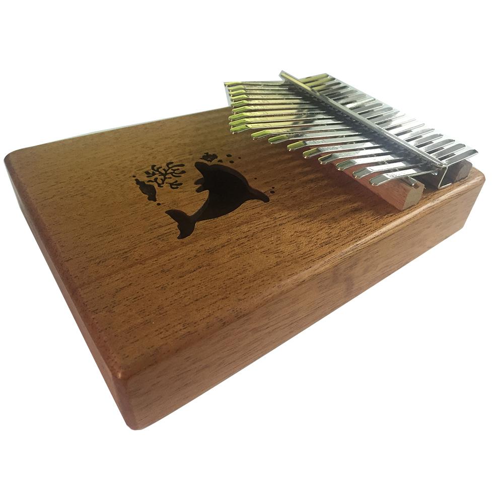 17 Keys Kalimba Portable Thumb Piano Mahogany Body... – Grandado