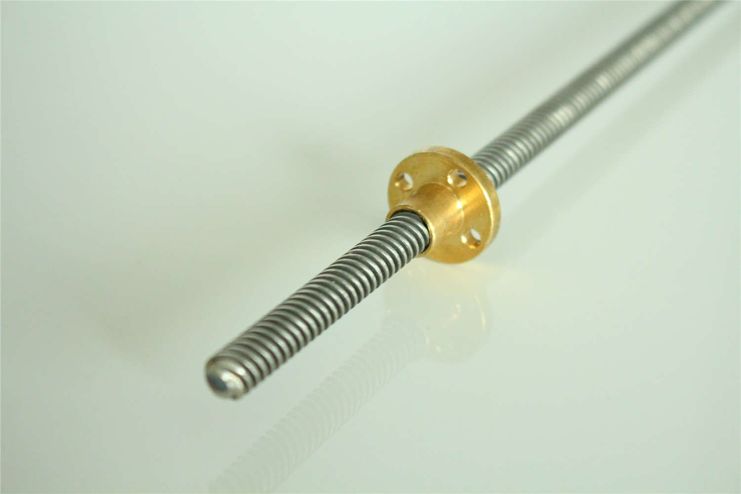 T6 lead screw 3D Printer 100mm~1000mm Picth 1mm lead 1mm + Brass Nut