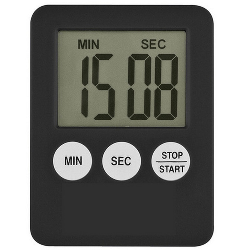 Magnet Digital Kitchen Cooking Timers Square Digital Timer Count Up Countdown Alarm Droshipping LCD Screen Kitchen Timer