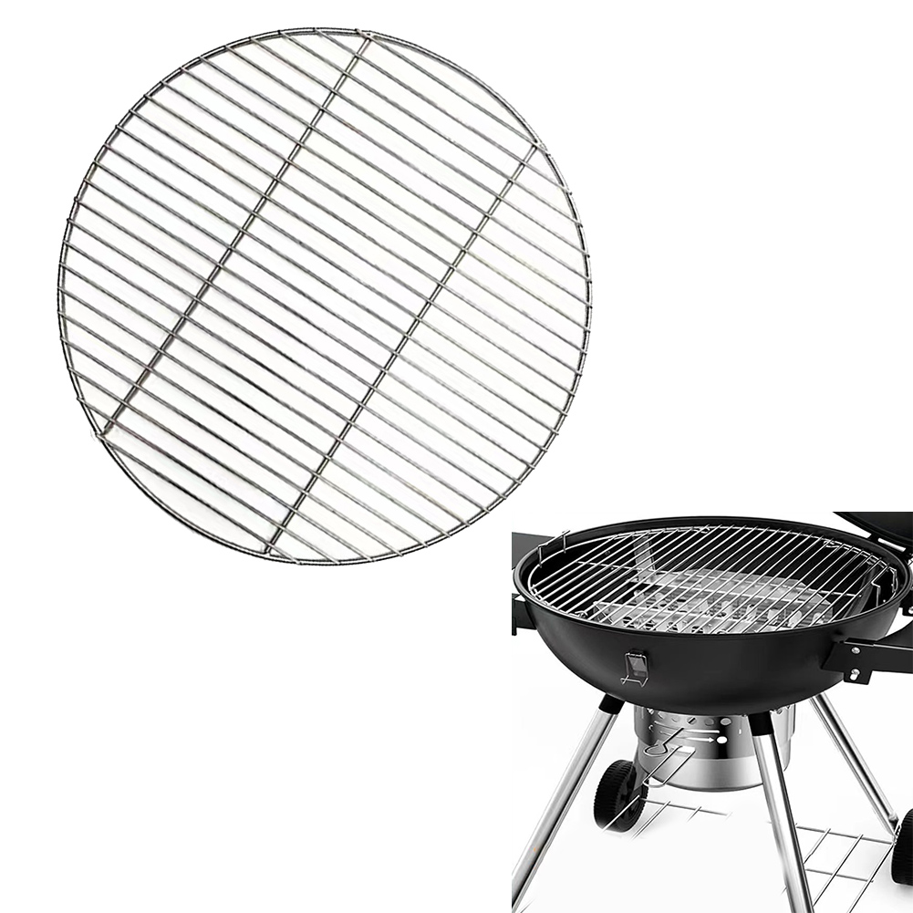 Stainless Steel Round Bbq Grill Mesh Home Roasted Nets Grill Tool Iron Nets Barbecue Non-stick Bbq With Grill Parts