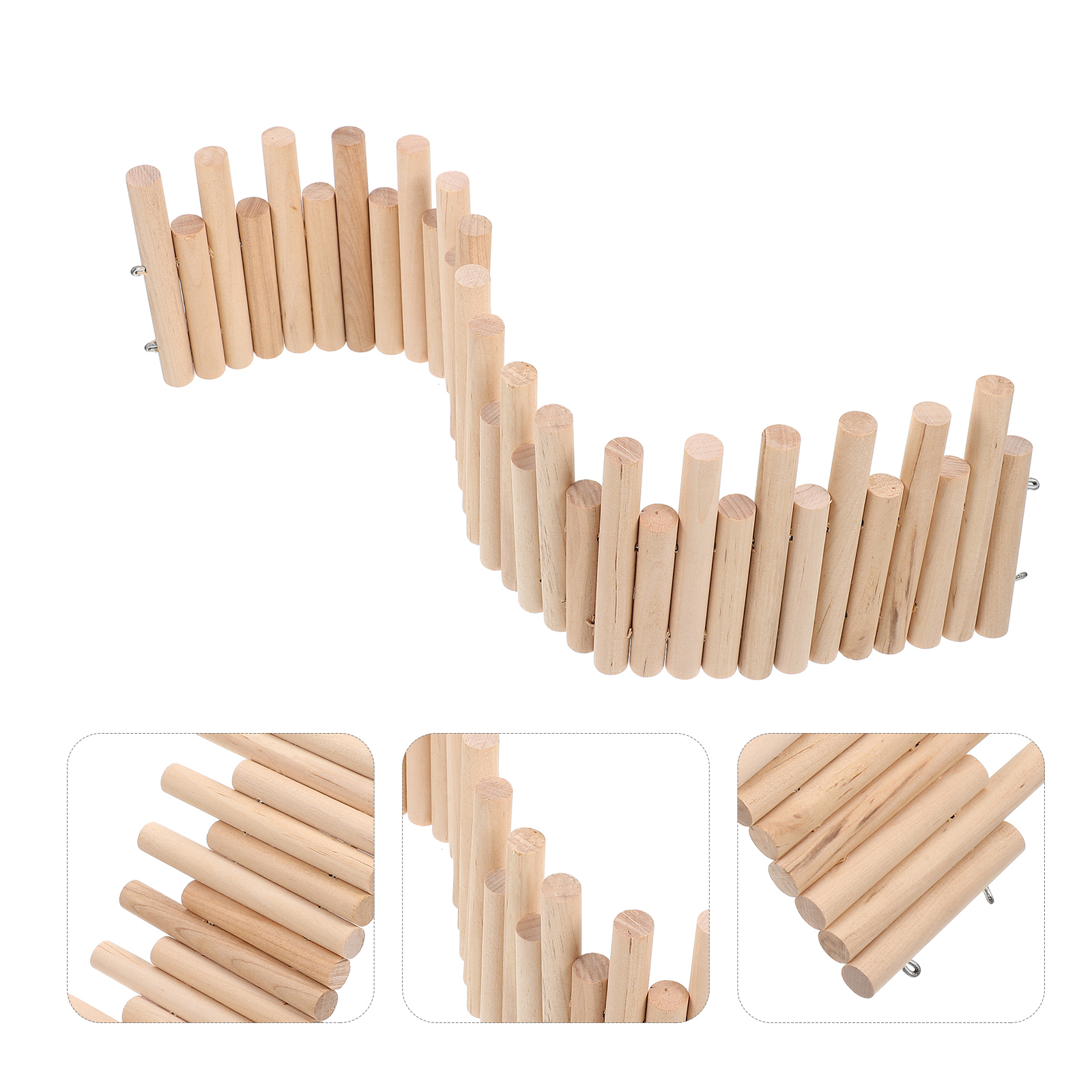 Einsiedlerkrebs-Zubehör, Hamsterzaun, kleines Haustier, Trainingsspielzeug, Holzleiter, Trennung, 3000 x 1000 x 200 cm, Spielzeug für Babys