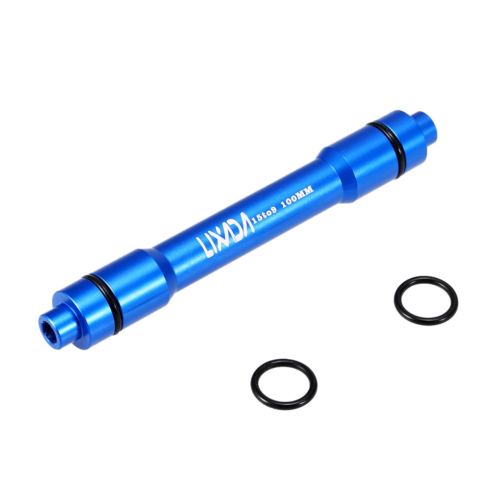 Fiets voorwiel steekas 15mm to 9mm snelspanners adapter converter mtb voornaven buis as conversie as