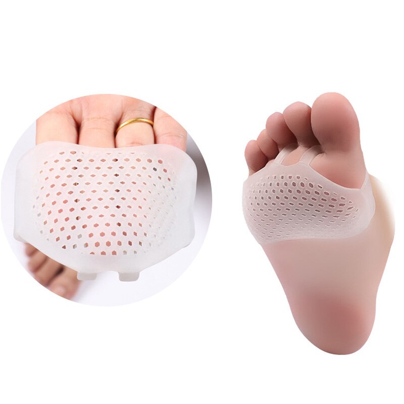 Almohadilla separadora de silicona Para dedos, almohadillas suaves de Gel Para Los Pies, almohadillas Para el cuidado del pie, antideslizantes, herramientas de pedicura, 1 par