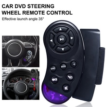 Mando a distancia Universal para volante de coche, reproductor Multimedia de 11 teclas, Radio de Control inalámbrico para coche, DVD, VCD, funciona con batería