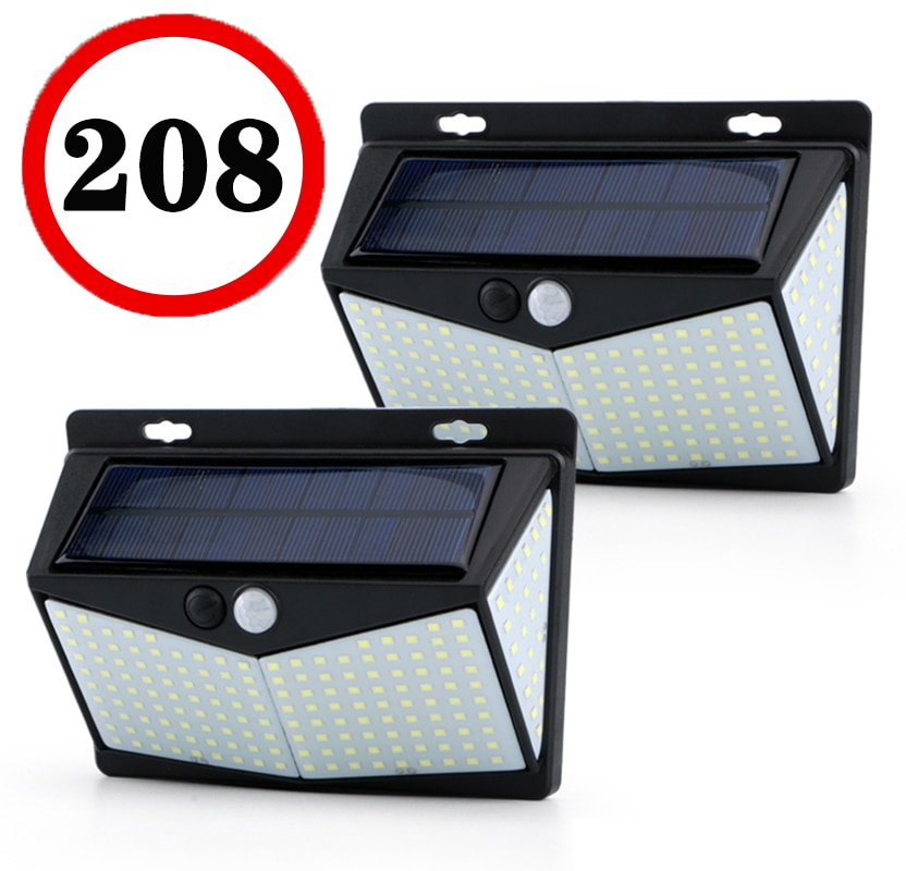 Garden solar powered led Light Street Outdoor Body Sensor step Light lip waterproof Small Motion Sensor Exterior Lighting