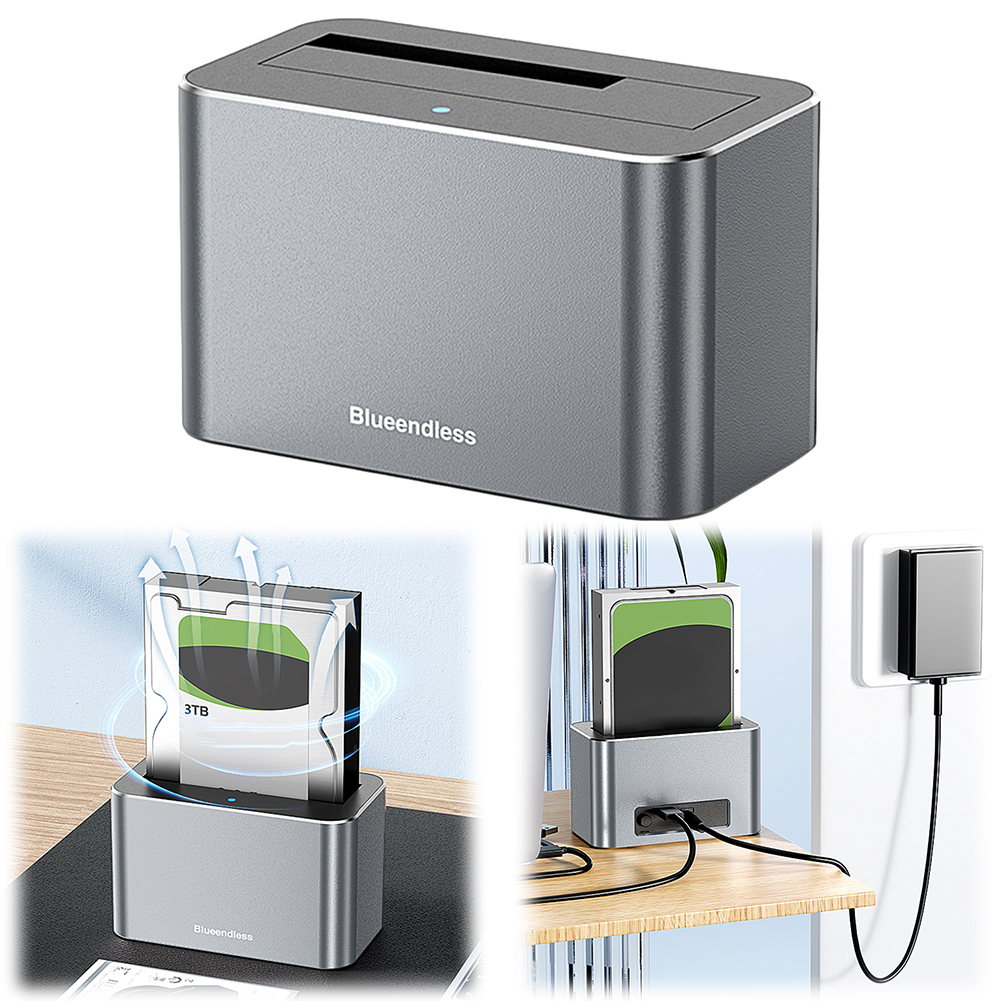 Adapter SAS na USB 3.0 do czytnika 20TB Stacja dokująca do 2,5 i 3,5-calowego dysku twardego SATA/SAS HDD SSD