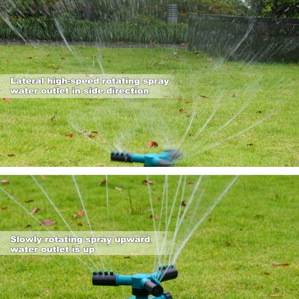 360 Degree Rotating Sprinkler Irrigation Sprayer Adjustable Spraying Angle And Distance Gardening Tools for Garden Lawn Yard