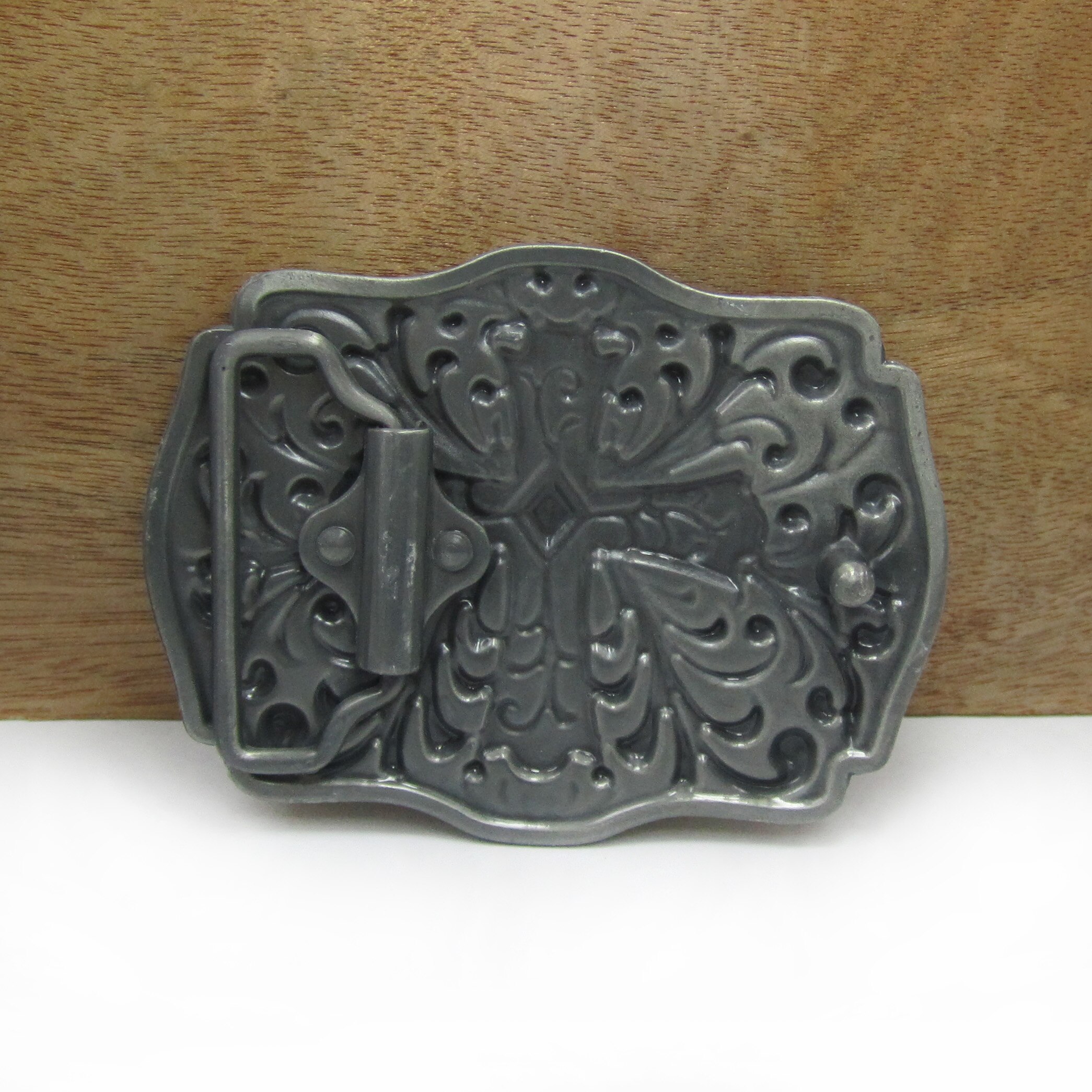 Buckle Club zinc alloy black cross belt buckle pewter finish FP-02889-2 Luxurious cowboy jeans belt buckle