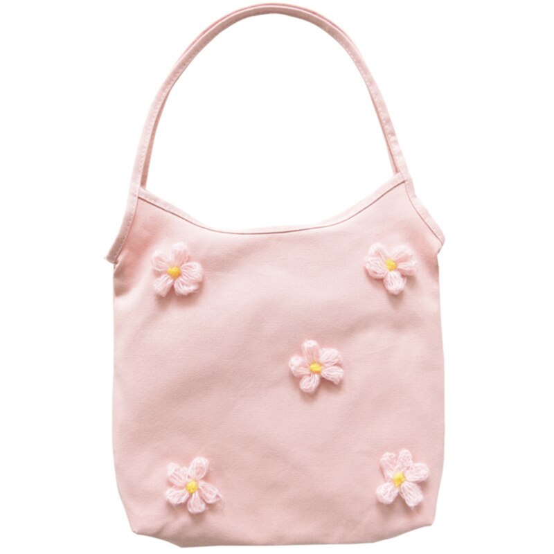 Female Canvas Cloth Shoulder Bag Ladies Corduroy Shopping Bag Environmental Storage Handbag Reusable Foldable Eco Grocery Totes: pink