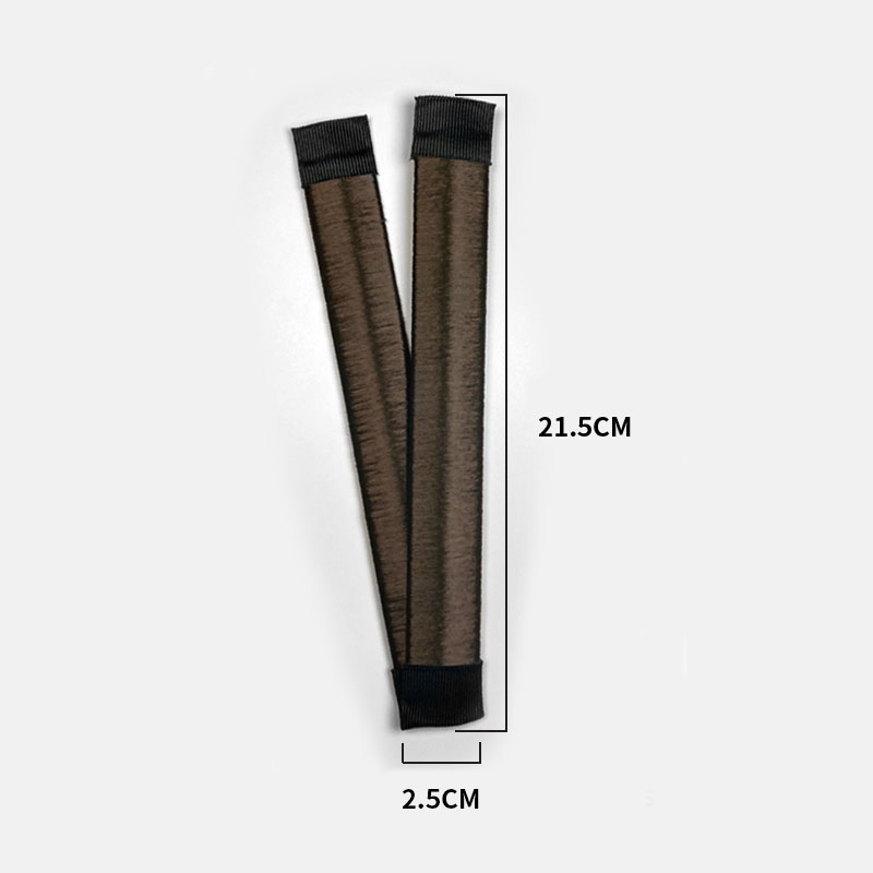 Cuerda para el pelo para mujer, red elástica para el pelo, Kit de peluquería negro, malla pequeña Invisible para moño de pelo, Donut para enfermera, estilo de cabello: 07