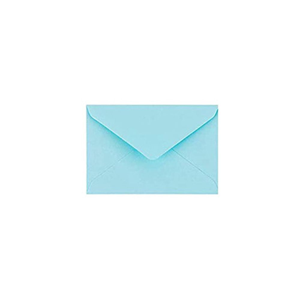 10PCS Color Mini Envelope Membership Card Paper Storage Blank Envelopes ID Card Packing Letter Envelope: light blue