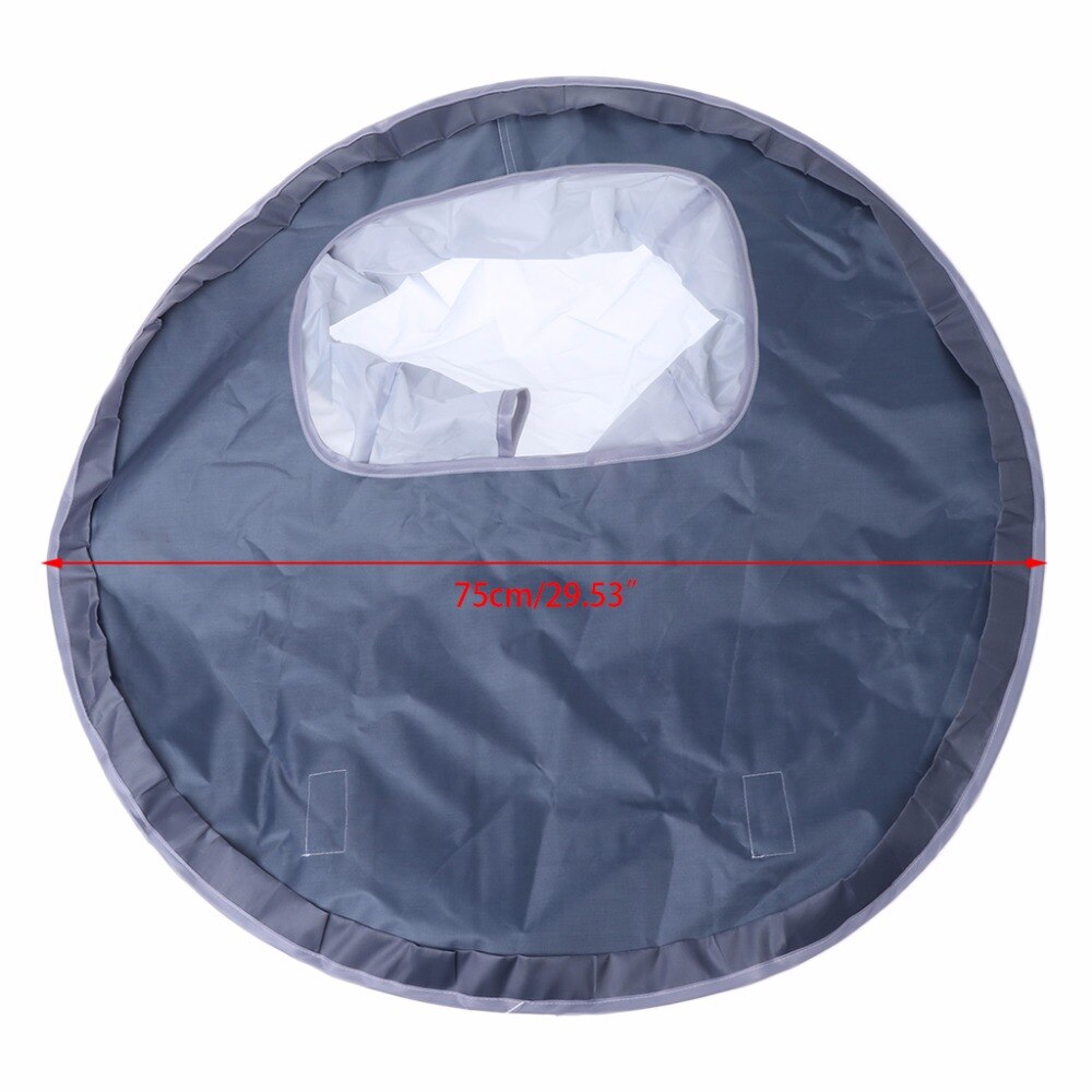 Baby Eten Tafel Mat Voeden Stoel Kussen Waterdichte Ronde Vouwen Zuigelingen Pad Een Slabbetjes Als Een