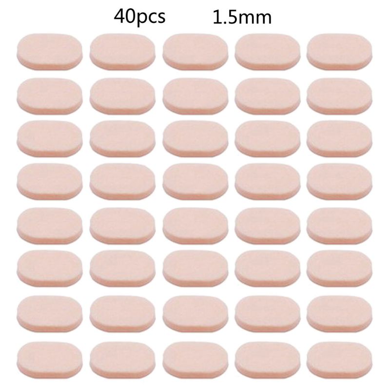 Plaquettes nasales en mousse souple autocollante, pour lunettes, antidérapantes, sans maquillage, 40 pièces, Jy06 21: -F-A2