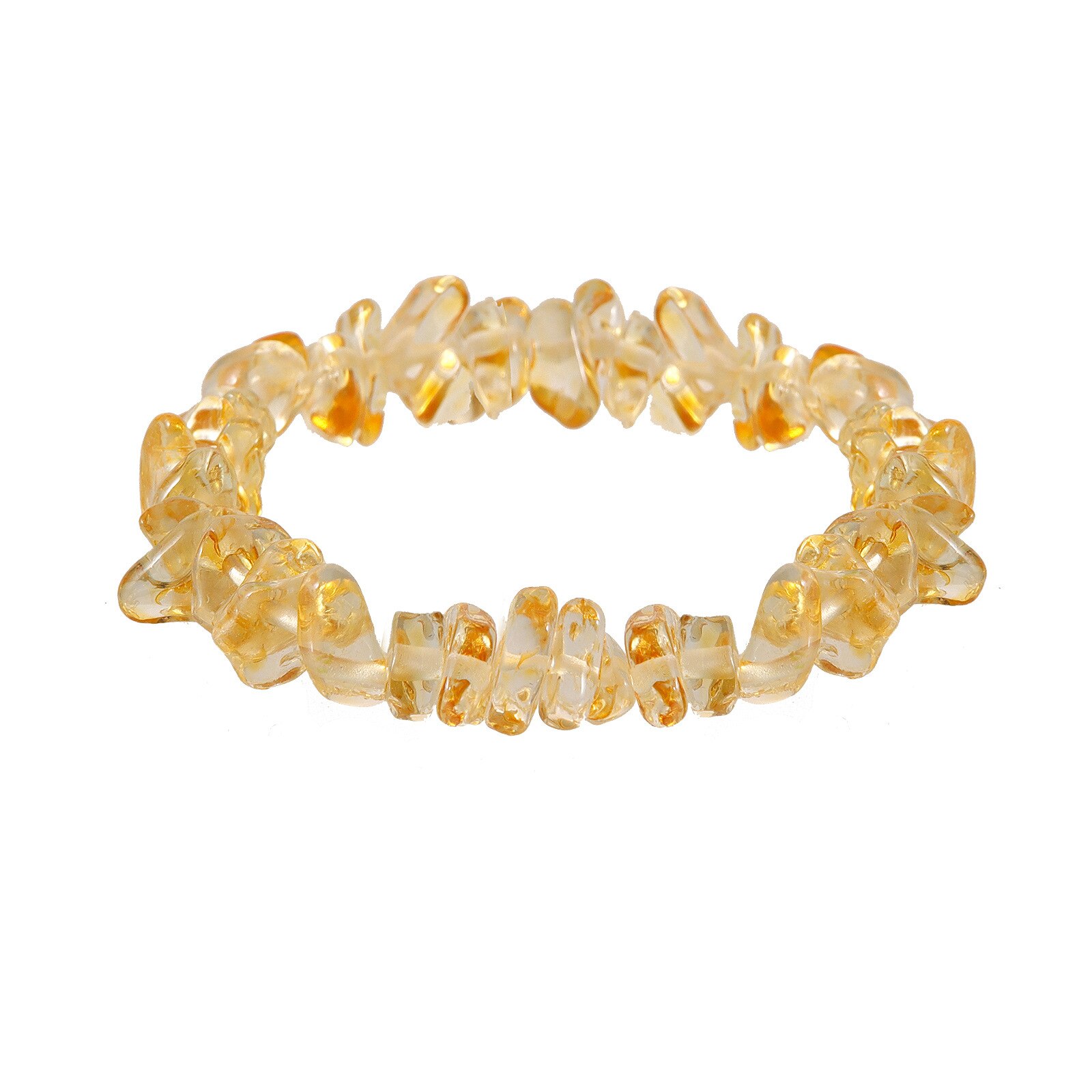 Pulsera de cuentas de piedra Natural Bohemia para mujer, brazalete de cuarzo de cristal Irregular hecho a mano, a la: 12