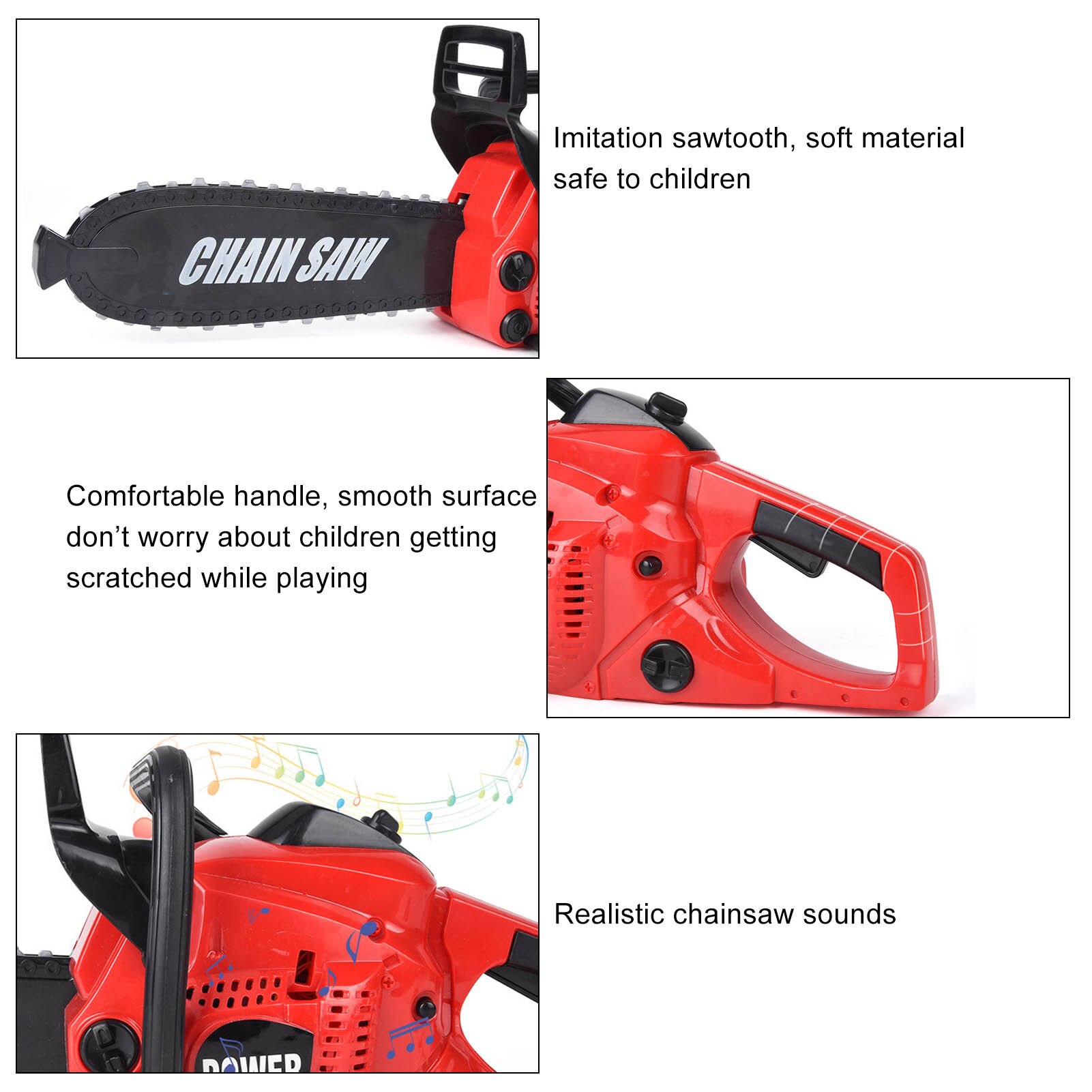 Kids Pretend Play Speelgoed Roterende Power Kettingzaag Met Realistische Geluid Elektrische Simulatie Reparatie Tools Voor Kinderen