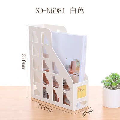 Plastic Book Holder Shelf Mesh File Holder Document Rack Letter Magazine Paper Tray Desk Organizer Stationery School Supplies: F