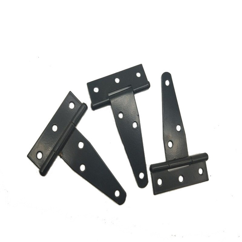 12Pcs 4Inches T-hinge T-hinge Triangular Hinge Slotted Bearing Door