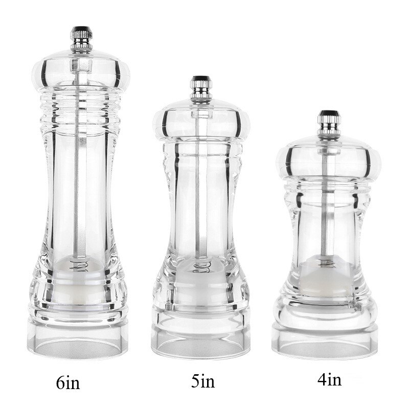 1pc Mill Pepper And Salt Grinder Light Peper Spice Grain Mills Porcelain Grinding Core Mill Multi-purpose Seasoning Bottle
