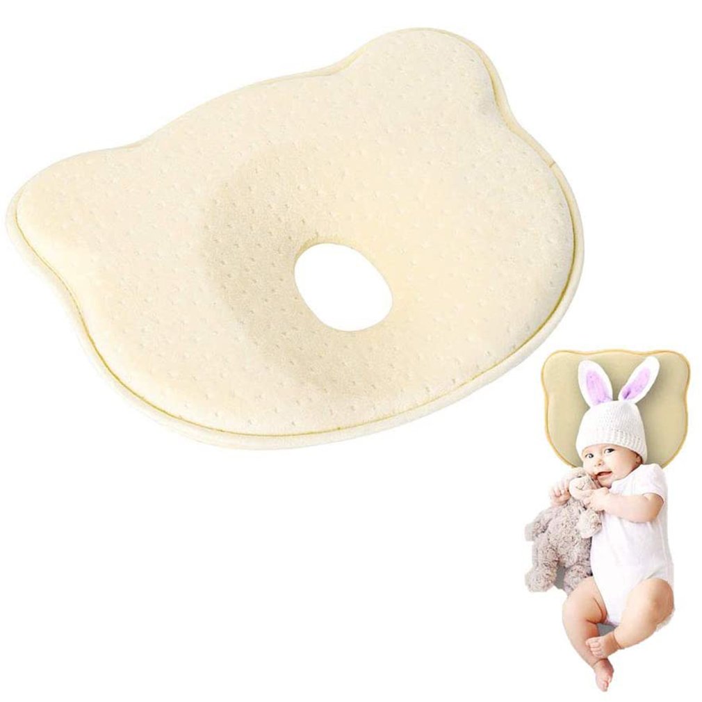 Memory Foam Baby Kussens Ademend Baby Vormgeven Kussens Voorkomen Platte Kop Ergonomische Pasgeborenen Kussen Zuigeling Kussen 0 ~ 12M