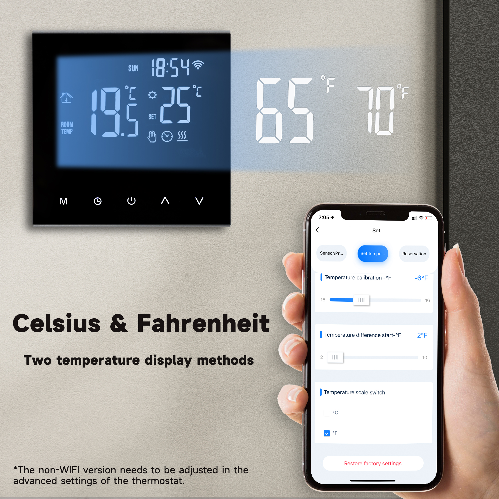 Tuya Wifi Slimme Thermostaat Lcd Touch Screen Voor Elektrische Vloerverwarming Water/Gas Boiler Temperatuur Afstandsbediening