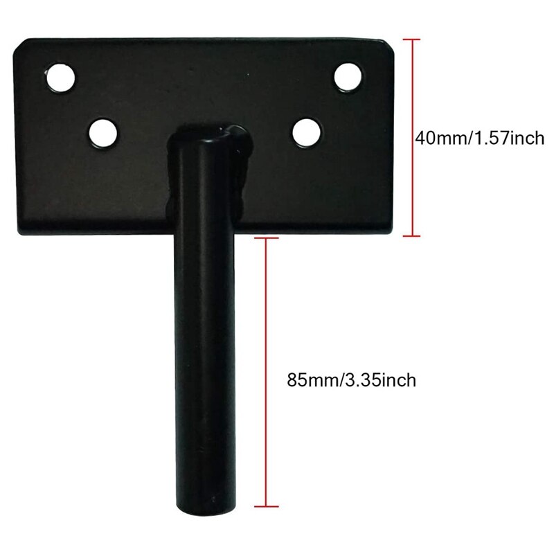 selbst-Verriegelung Tor verriegeln schwer Pflicht Post montieren Automatische Schwerkraft Hebel Holz/PVC Zaun Tor Schloss mit Befestigungen Hardware-