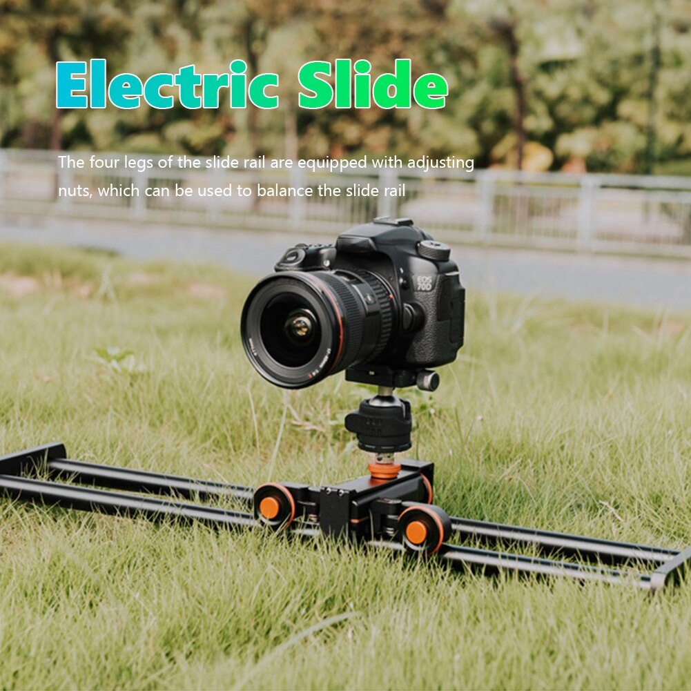 Camera Slider Stabilizer Rail SLR Camera Phone Slider Video Recording Electric Track Sliding Rail for YELANGU L60E