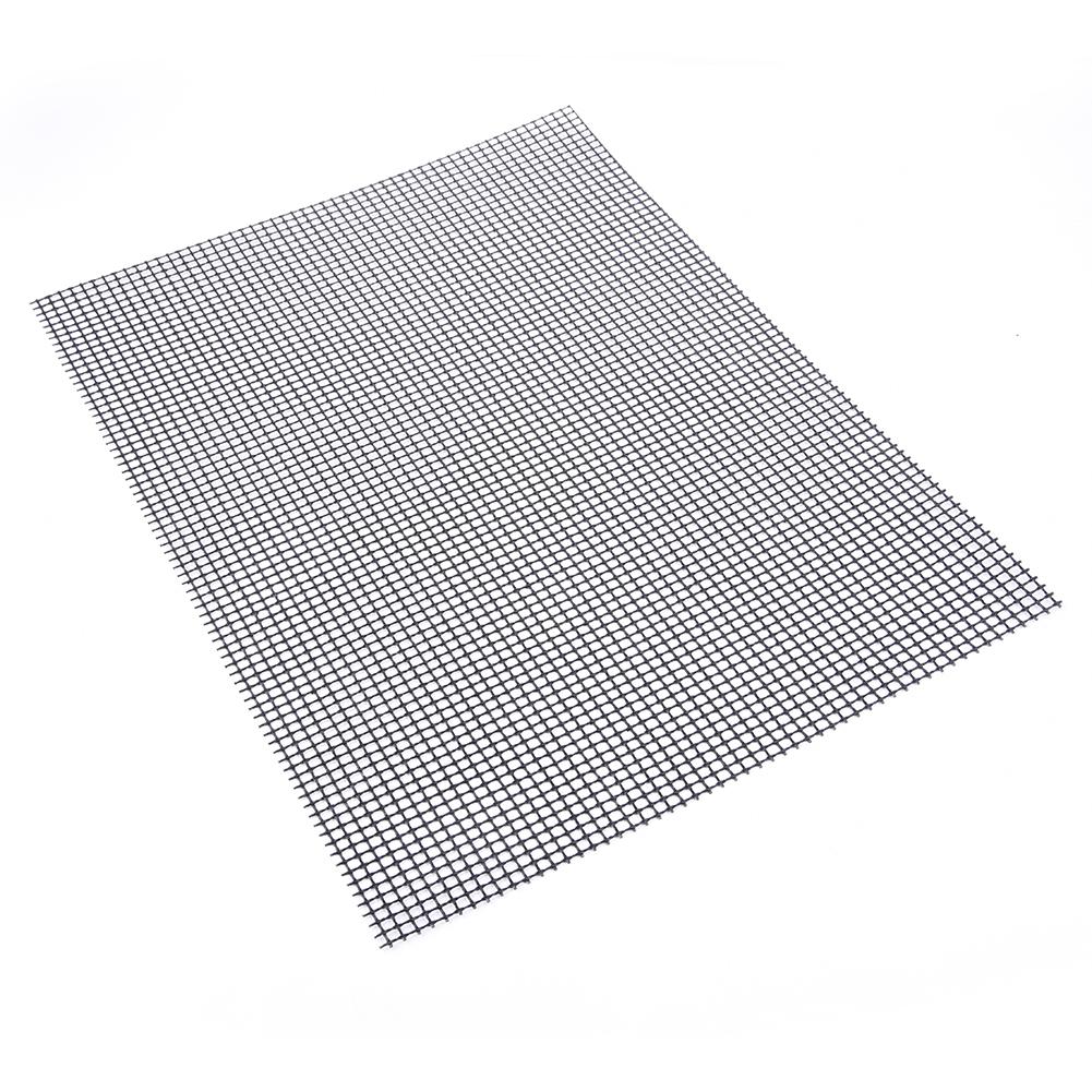 Non-stick Barbecue Grillen Matten Hoge Veiligheid Grid Vorm BBQ Mat met Hittebestendigheid 33x40cm Voor outdoor Activiteiten