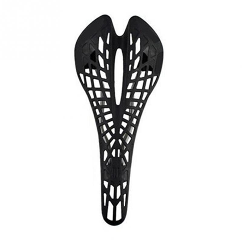Super léger en plastique vélo selle montagne vtt vélo selle absorption des chocs siège coussin 6 couleur cyclisme partie: black
