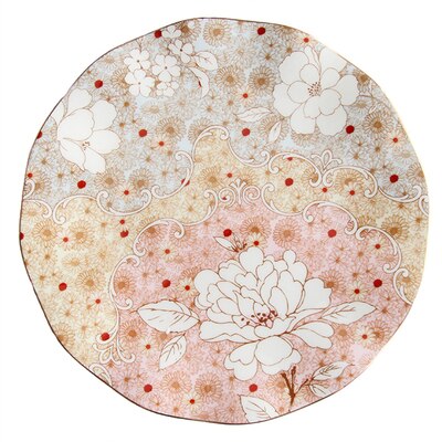 EECAMAIL British Afternoon Tea Set Home Coffee Cup Luxury Exquisite Bone China Coffee Set Ceramic Valentine's Dessert Plate: 10-INCH PLATE