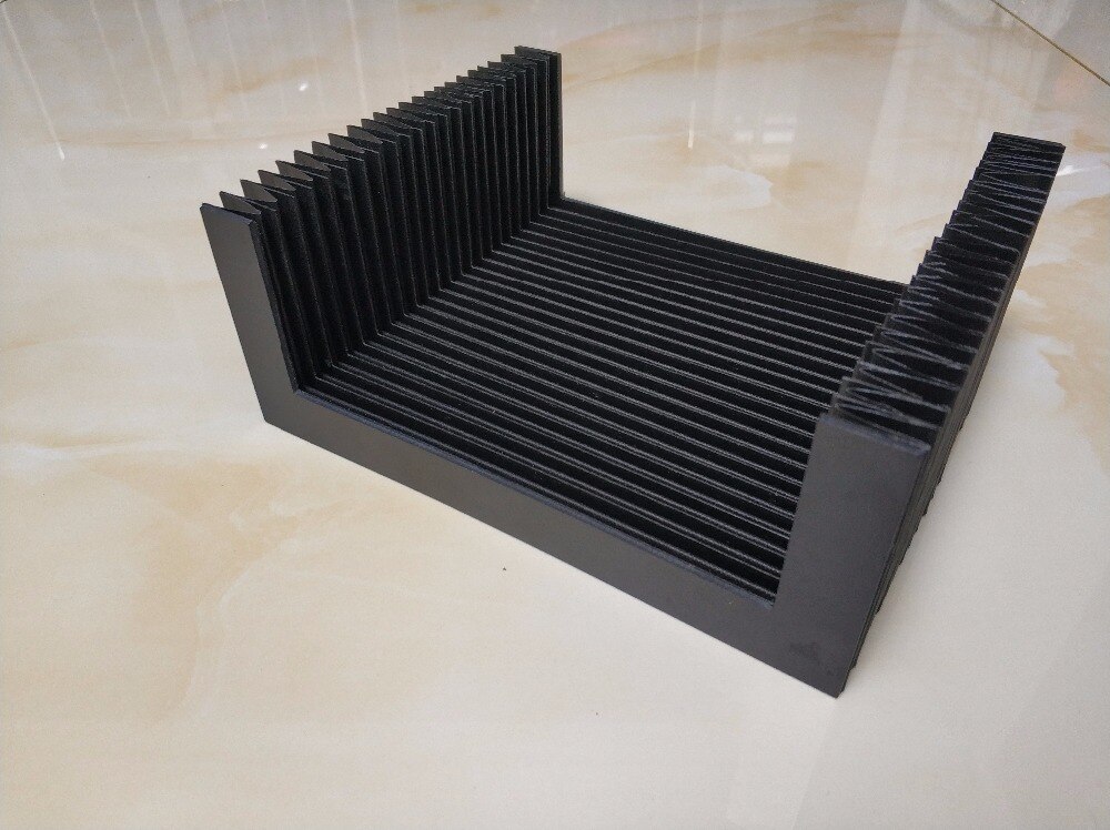 Bellows for Milling Machine,width 190mm x height 70mm x Lmax 360mm