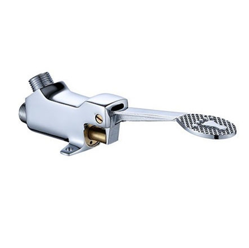 Basin Water Faucet Foot Pedal Control Switch Foot Pedal Hand Washing Device High Arc Sink Faucet Parts Easy to Operate