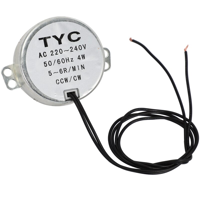 Synchrone Motor Ac 220-240V 50/60Hz 4W 5/6 Rpm Robuuste TYC-50 Koppel 4KGF.CM