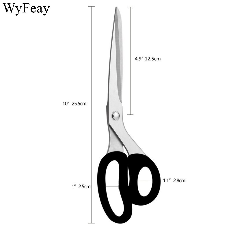 Maat Schaar Voor Stof 10 Inch Kleermaker Schaar Rvs Schaar Naaien Schaar Tool Snijdt Ambachten Tijeras Costurs