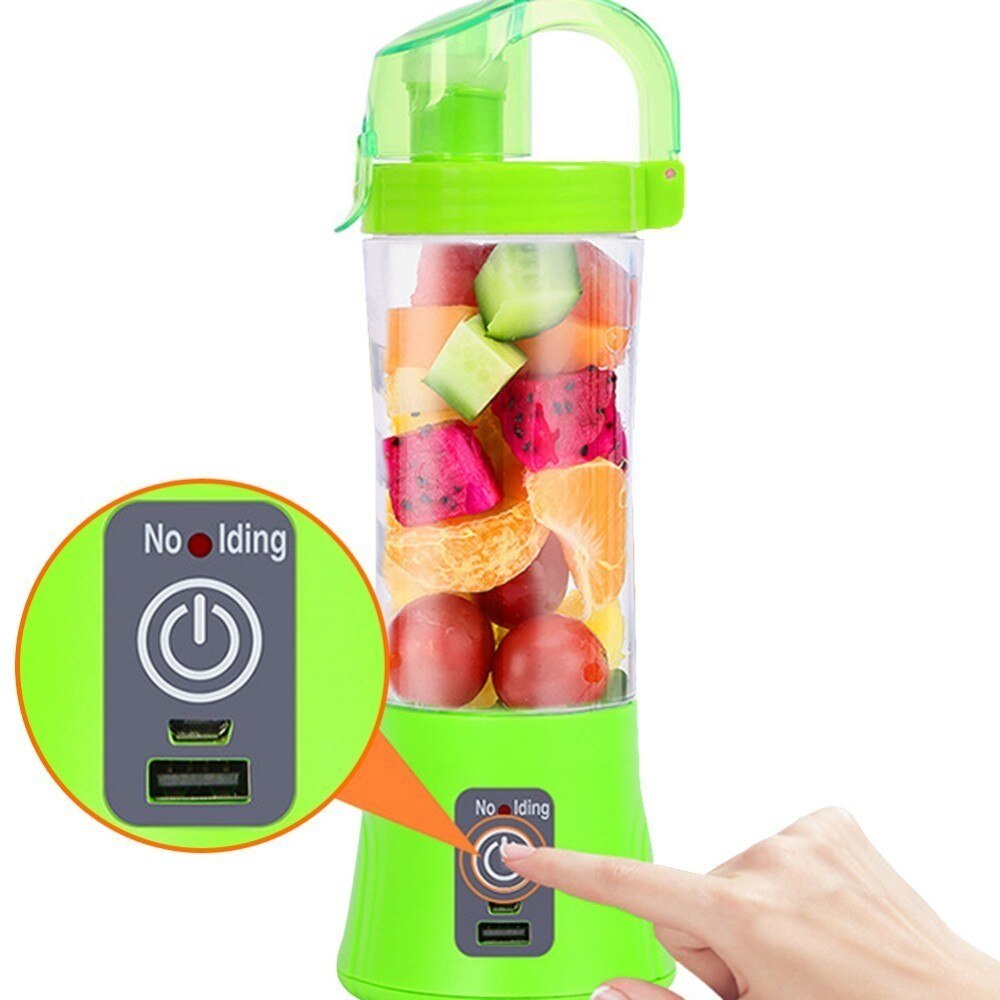 380ml frullatori portatili, spremiagrumi, spremiagrumi elettrico automatico per verzura, spremiagrumi per limone e arancia, bottiglia per frullatore