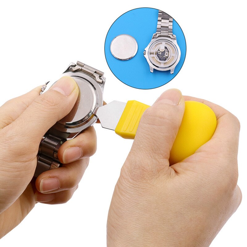 Horloge batterij verwijderen horloge achterkant opener reparatiegereedschap van roestvrij staal