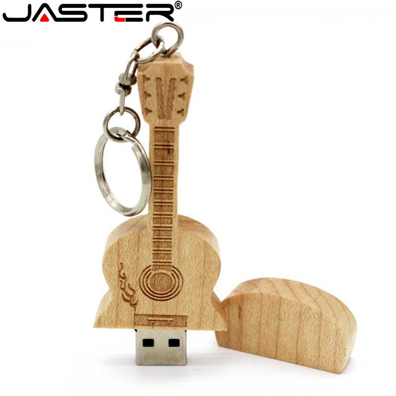 JASTER wooden guitar usb flash drive pendrives pen drive 8GB16GB32GB 64GB car key flash card memory stick mini