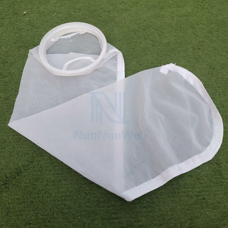 180*430mm 150*550mm 180*810mm 200Micron 1PC White Nylon Filter Bag Monofilament Nylon Liquid Socks Aquarium Mesh Bags Filters