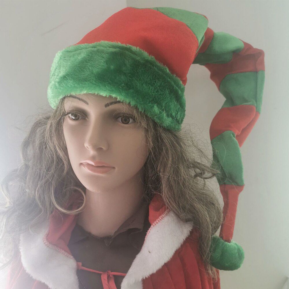 Lange Kerst Kerstman Rode Hoeden Caps Thicken Voor Volwassen En Kinderen Xmas Decor Jaar Thuis Party levert