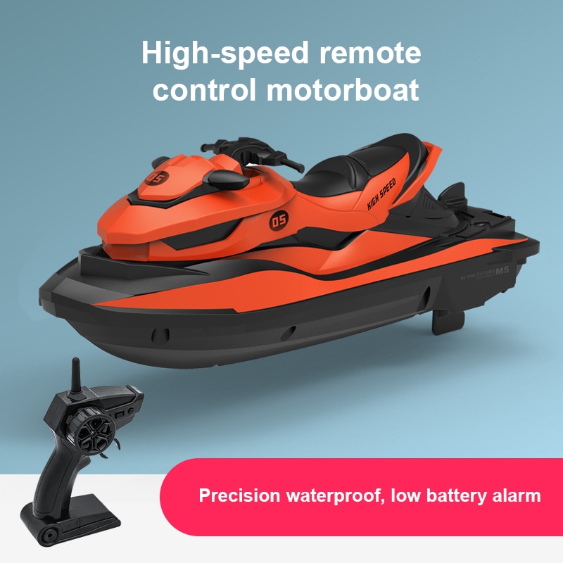 2.4G 50m Mini RC Barche Giocattoli Per Bambini Della Ragazza del Ragazzo Distanza di Telecomando di Estate Spruzzi D'acqua Barca A Motore Elettrico giocattolo Regalo Di Natale