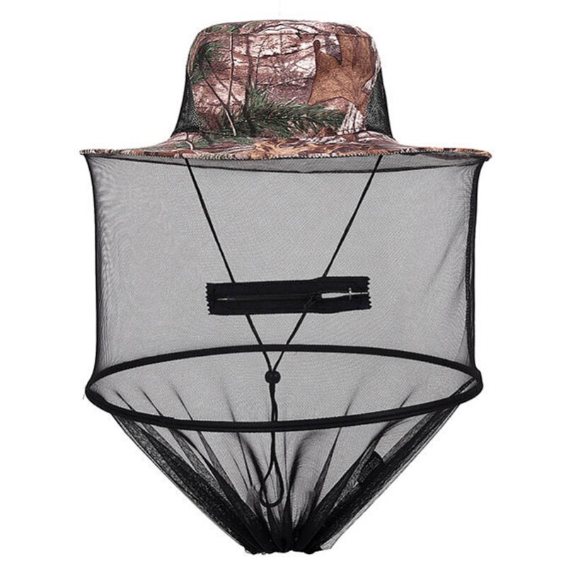 Camouflage Vissen Hoed Bijenteelt Insecten Klamboe Preventie Cap Mesh Vissen Cap Outdoor Zonnescherm Lone Hals Hoofd Cover Tr: Type 7