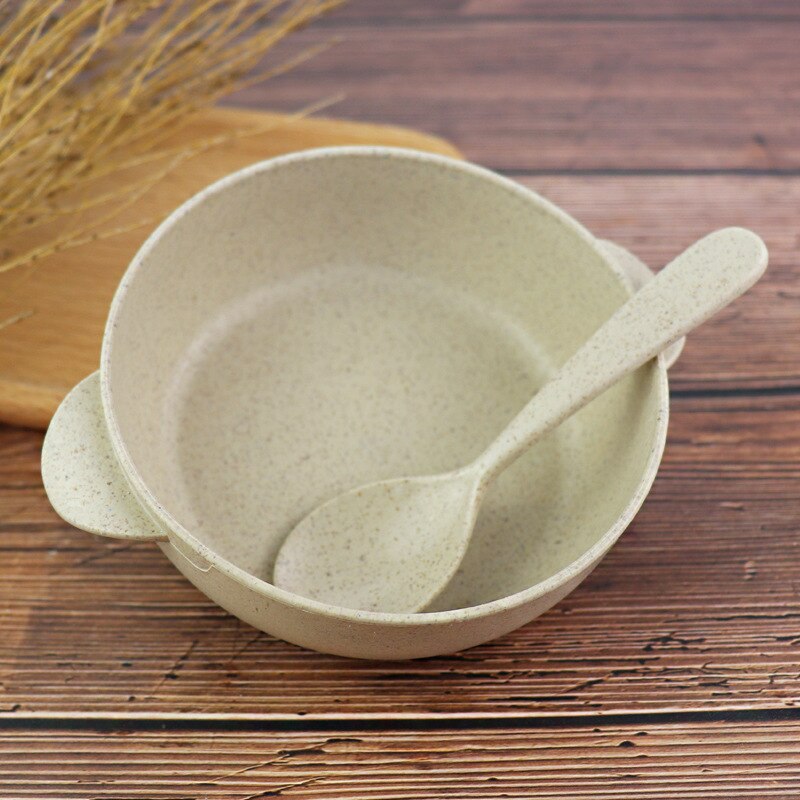 AAG, juego de vajilla de bambú para bebés, platos minimalistas para niños, juego de cuencos para alimentación de bebé, vajilla: MAAG686-A3