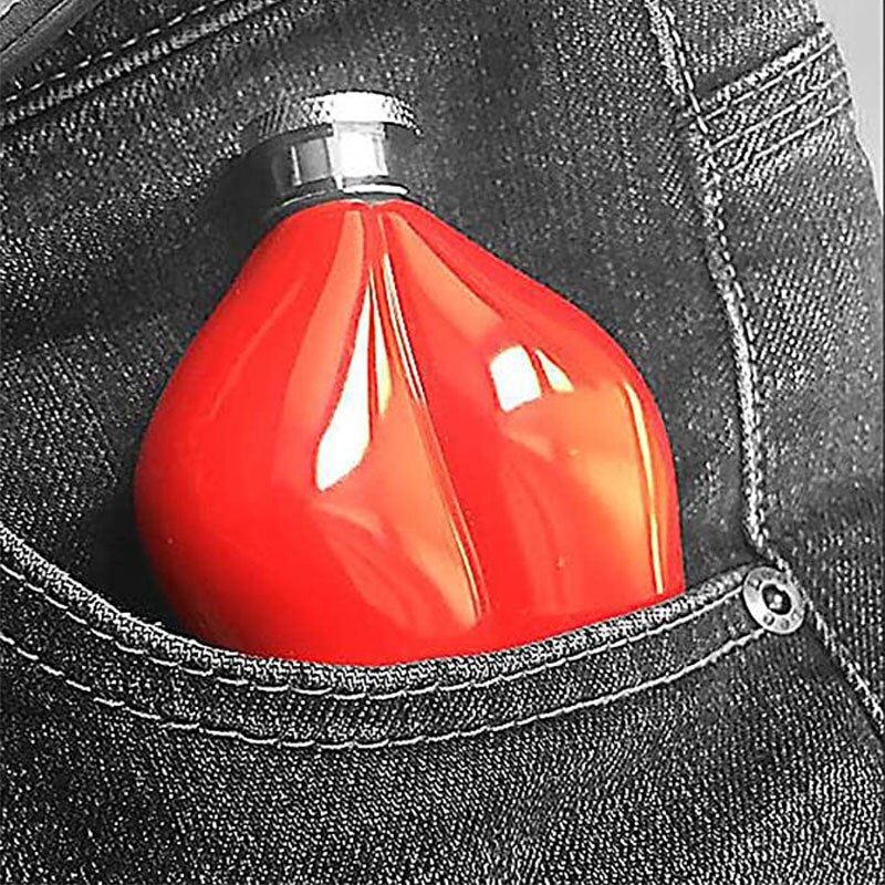Hip Flask Red Lips Shape 5oz Food Grade Stainless Steel Alcohol Whiskey Bottle Drinkware Bridesmaid Flasks