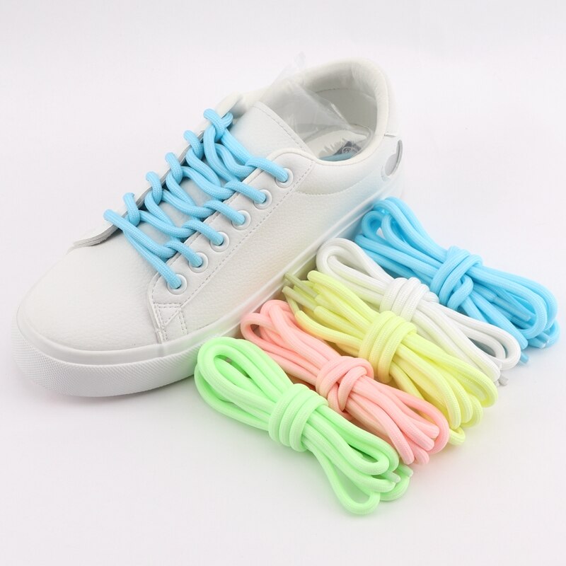 Leucht schnürsenkel 0,5 CM deutlich Leuchtstoff Schnürsenkel glühen in Der Dunklen Nacht Runde Schnürsenkel Sneaker Schnürsenkel Schuhe