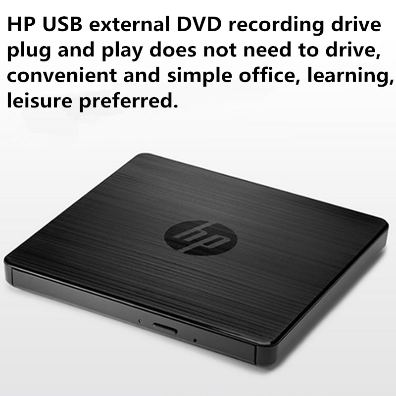 HP – lecteur DVD externe USB GP70N, convient à toutes les marques de serveurs, ordinateurs portables, ordinateurs de bureau et autres ordinateurs