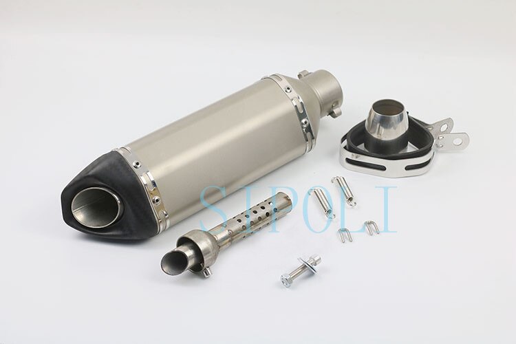 Universal 38-51MM Motorcycle Exhaust Ak Modified Scooter Sand Pit Dirt ATV Modified For Motorbike Exhaust: E